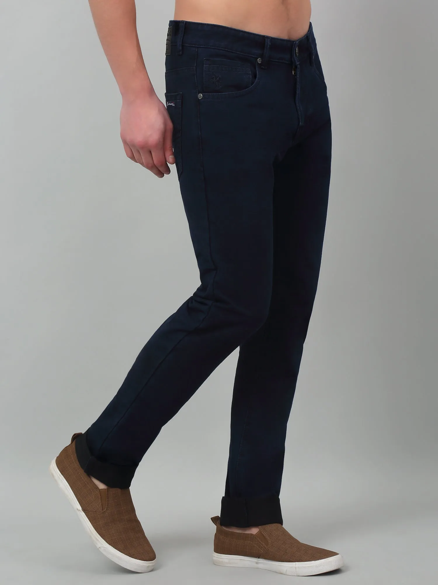 Men's Narrow fit No Fade Dark Blue  Jeans