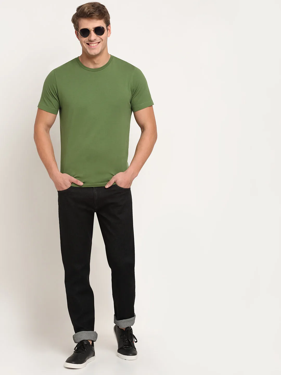 Men's Ultra Narrow fit No Fade Black  Jeans