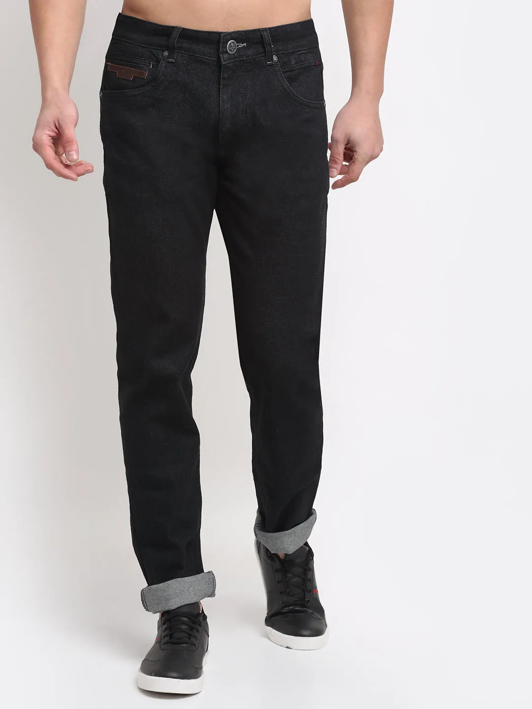 Men's Ultra Narrow fit No Fade Black  Jeans