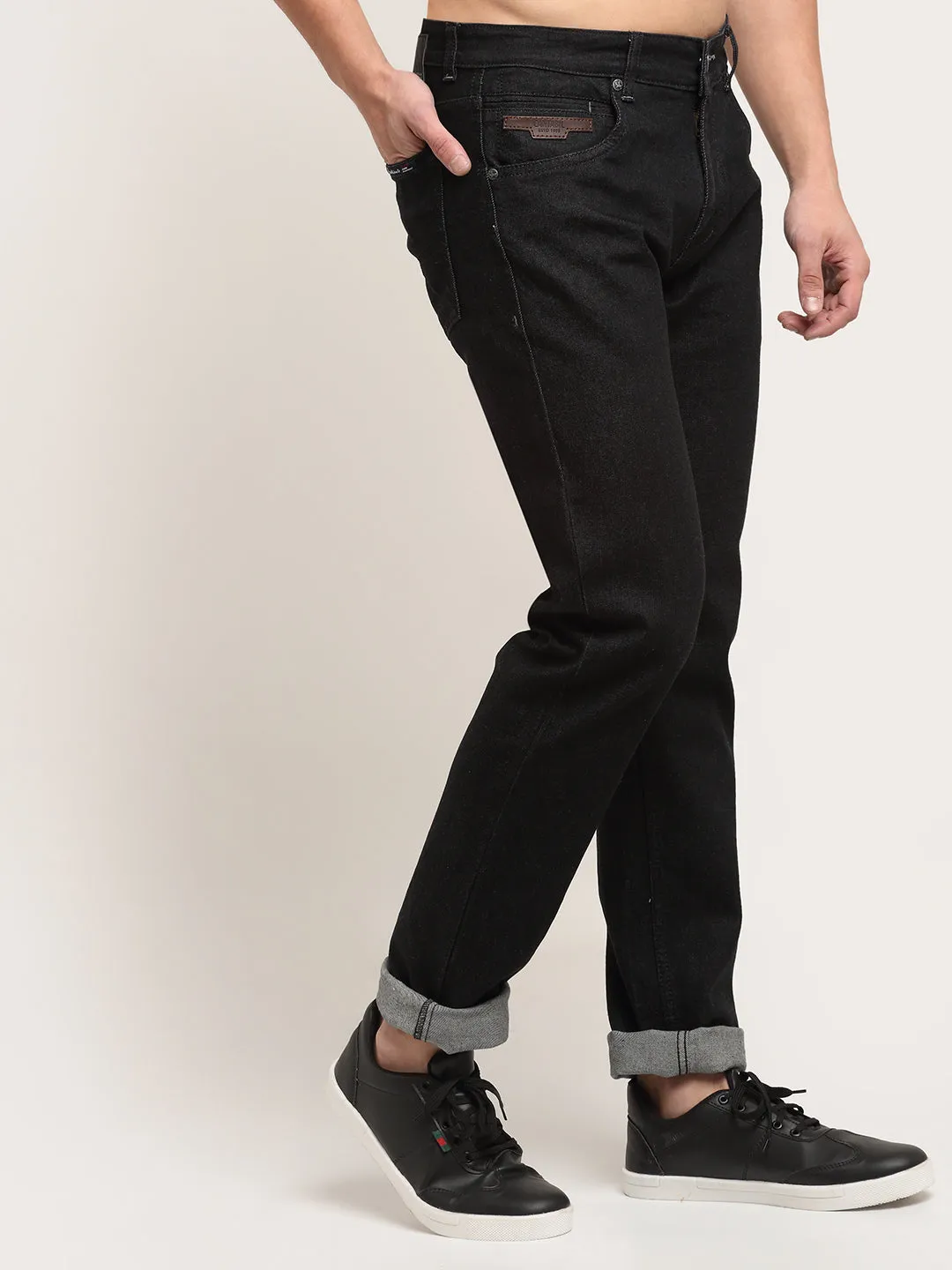 Men's Ultra Narrow fit No Fade Black  Jeans