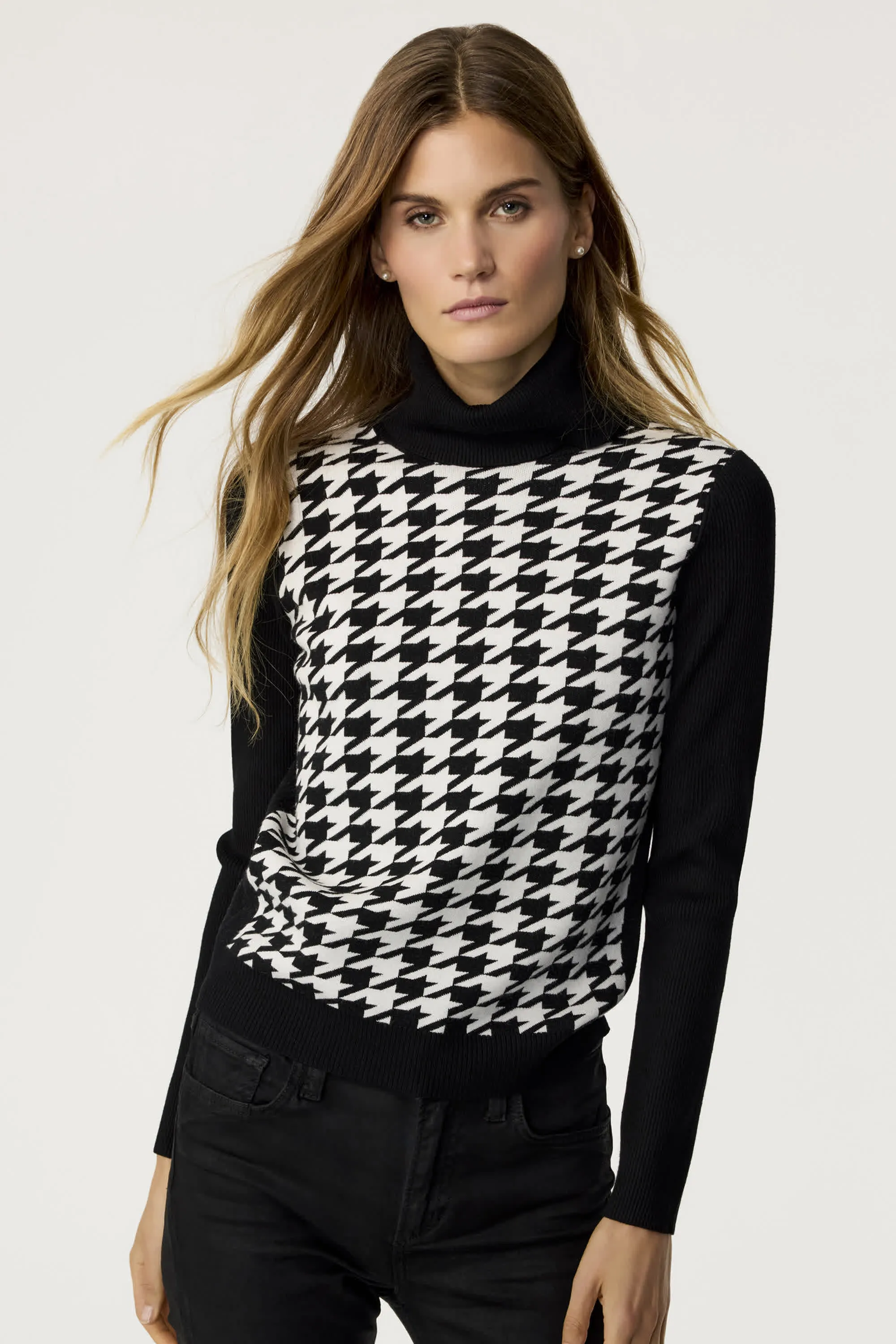 Morgan Houndstooth Sweater