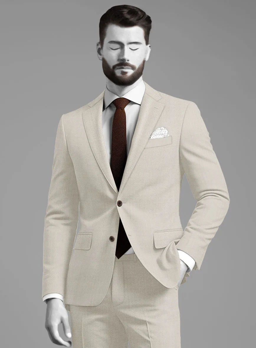 Napolean Muted Beige Wool Jacket