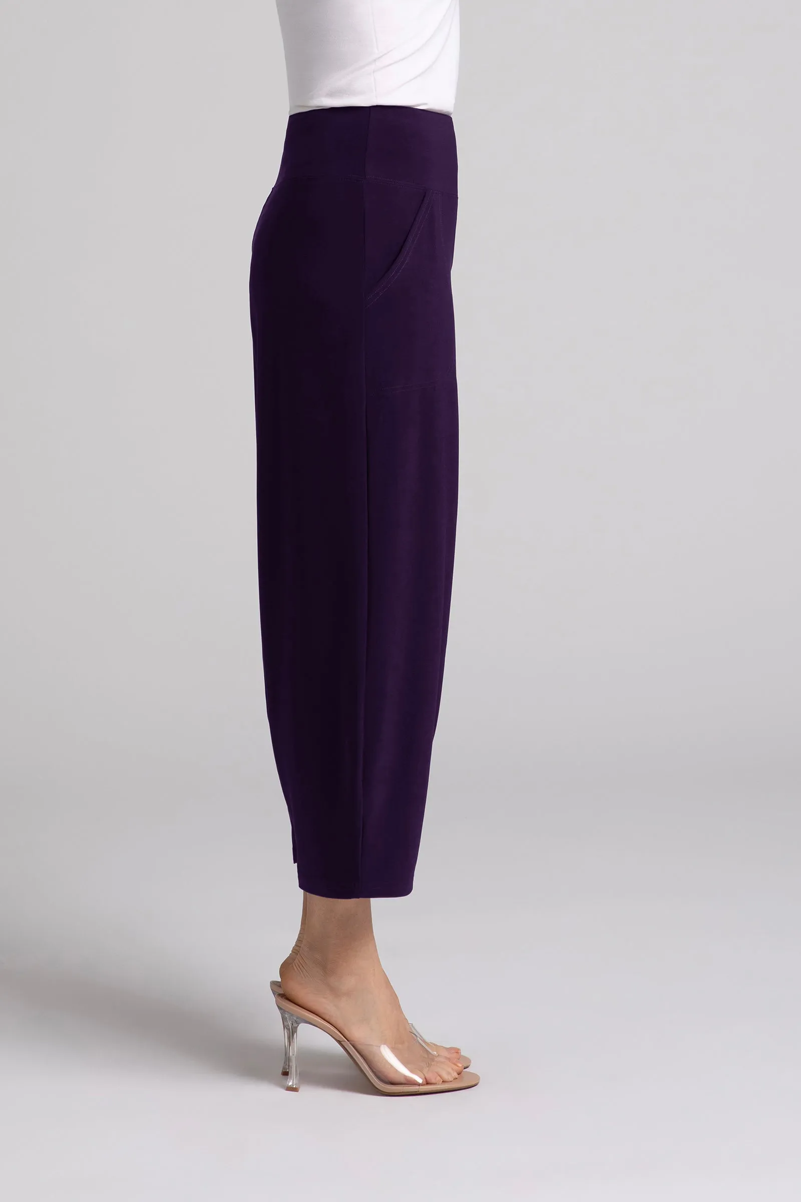 Narrow Lantern Pant | Blackberry