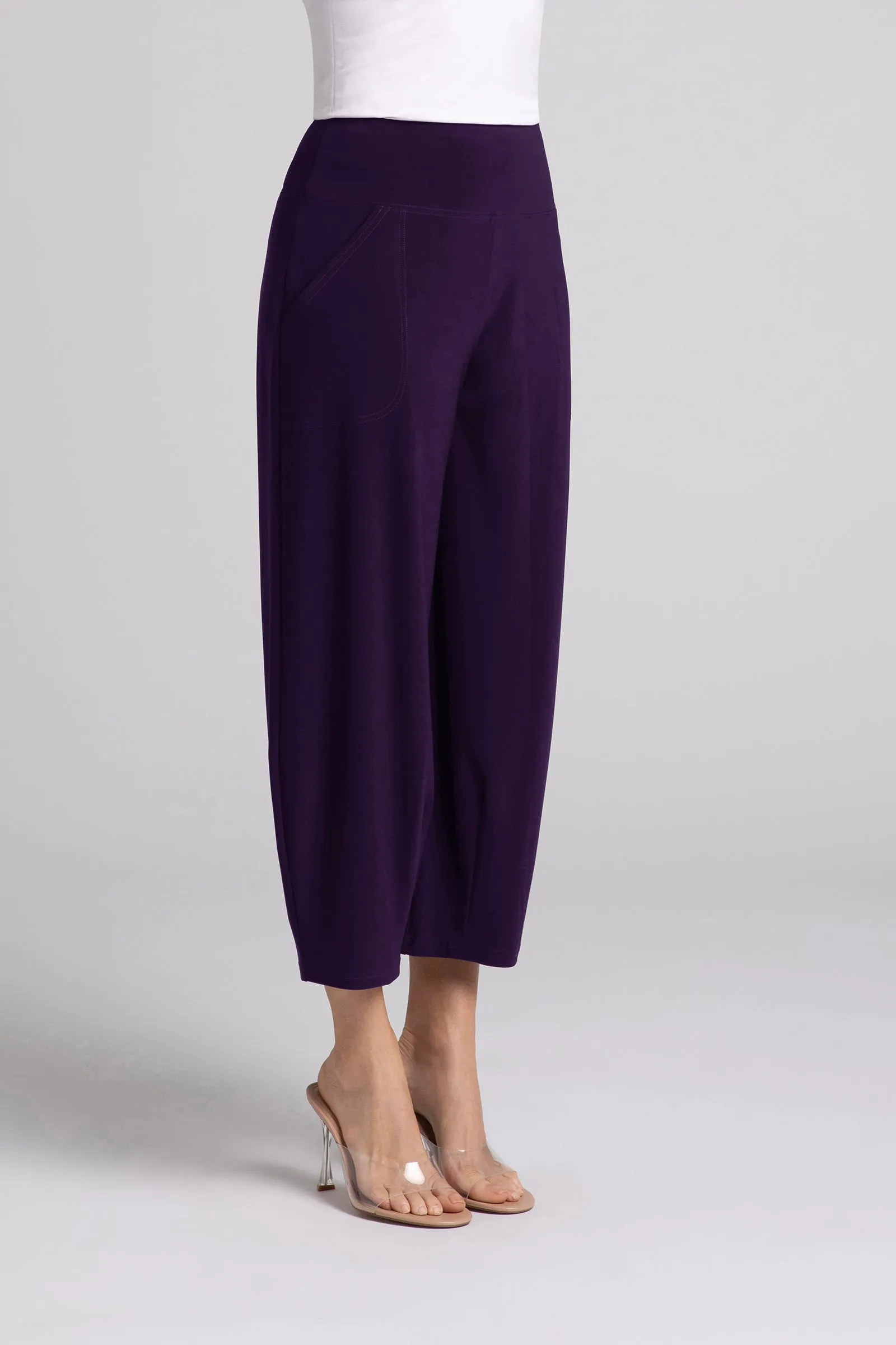 Narrow Lantern Pant | Blackberry