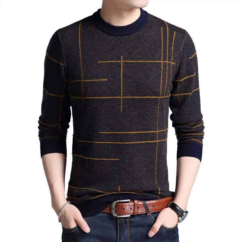 O-Neck Pull Cotton Striped Sweaters
