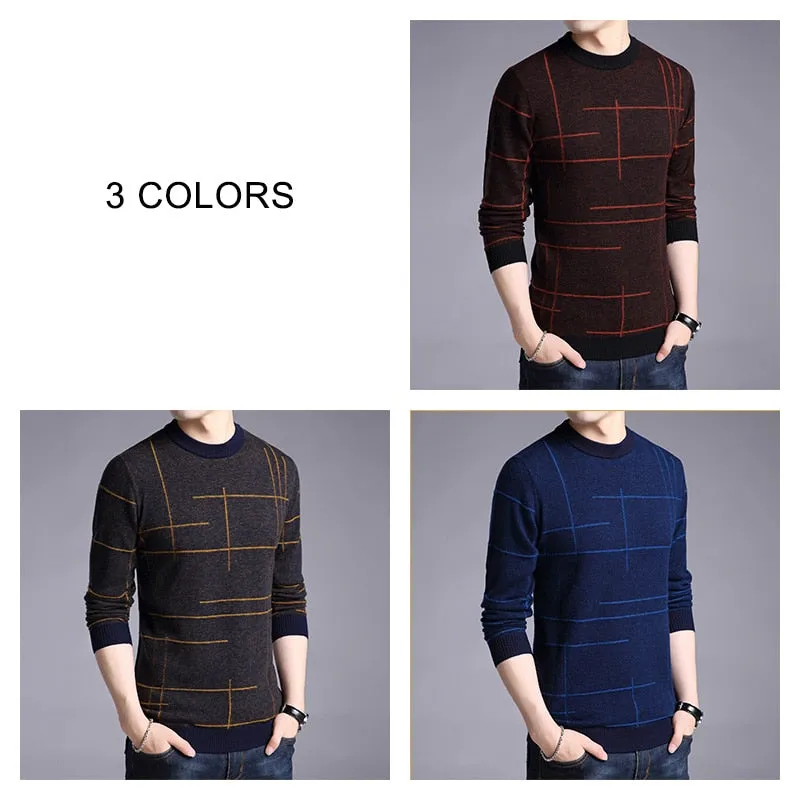 O-Neck Pull Cotton Striped Sweaters