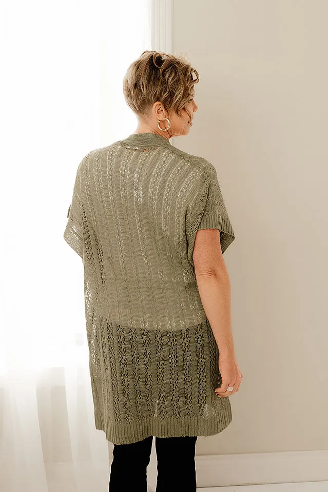 Open Weave Boho Cardigan