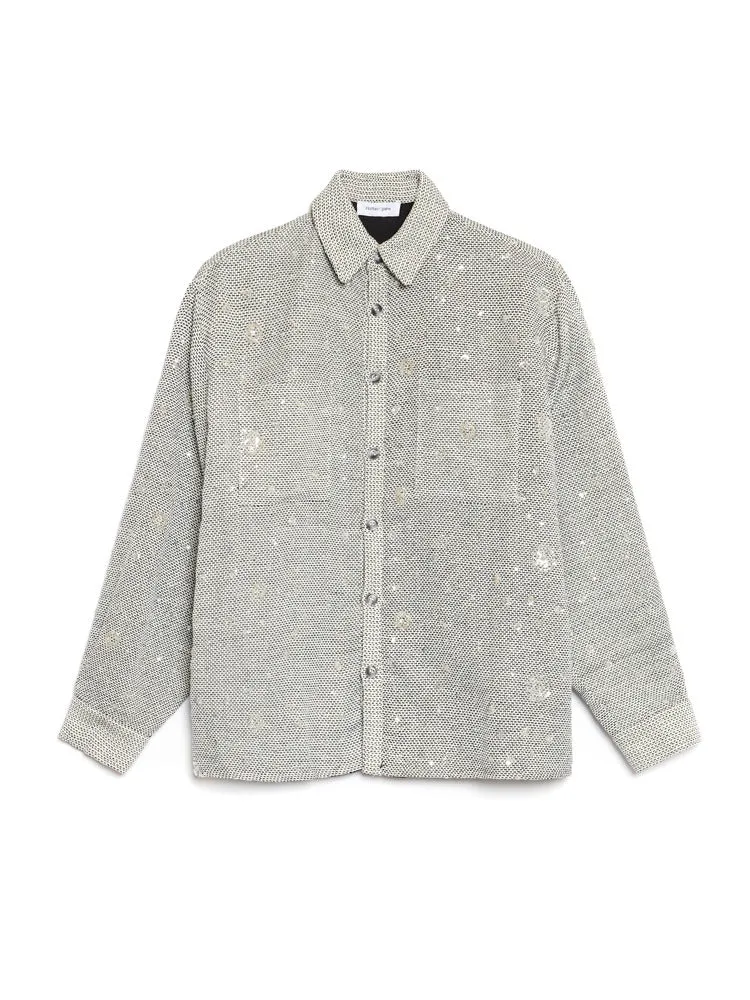 Otis Beaded Tweed Overshirt