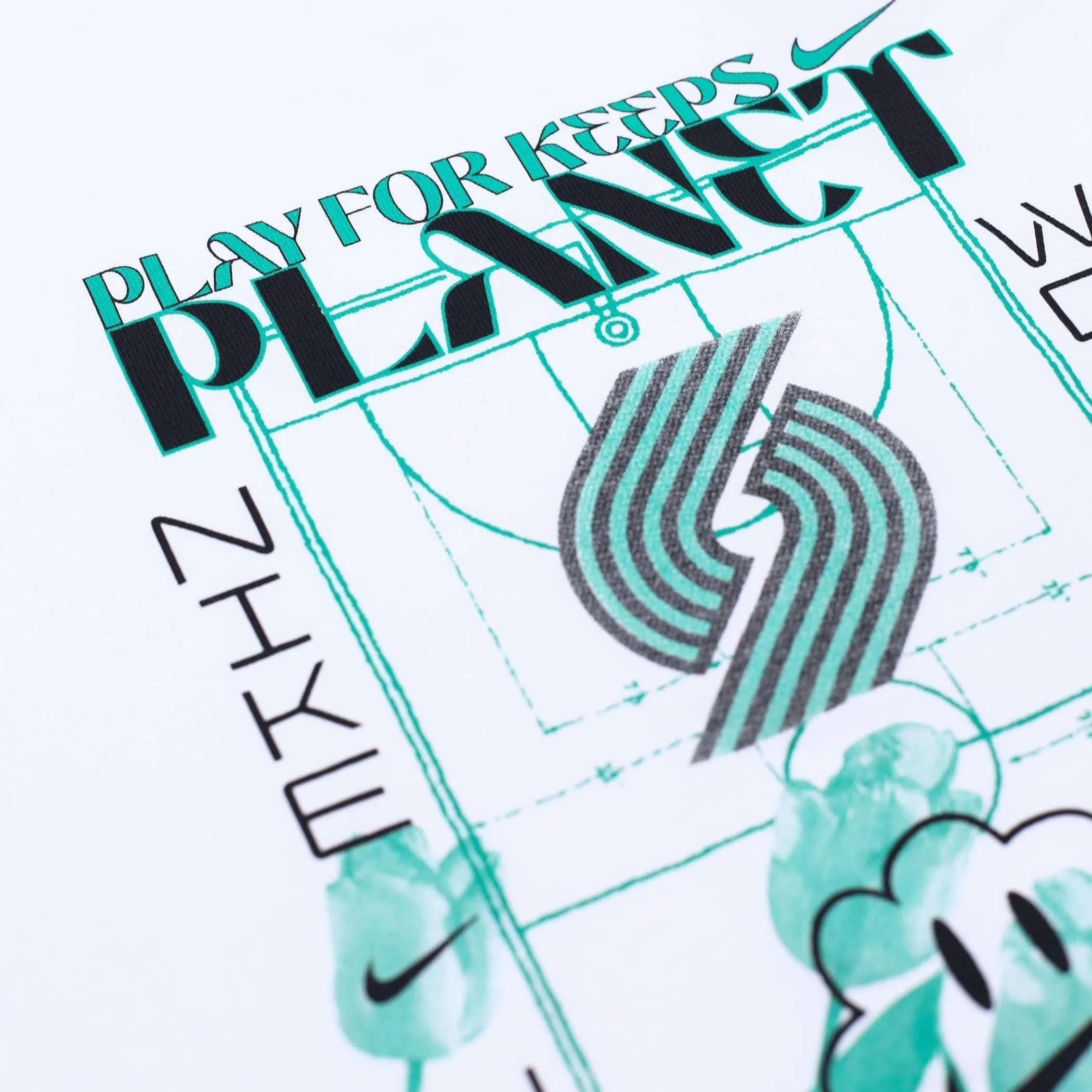 Portland Trail Blazers Nike Planet Defense T-shirt