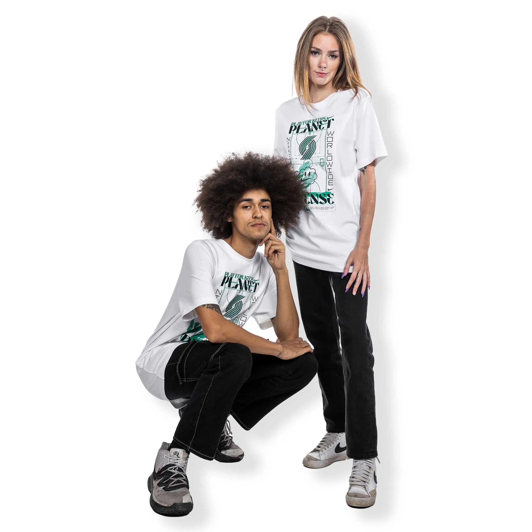 Portland Trail Blazers Nike Planet Defense T-shirt