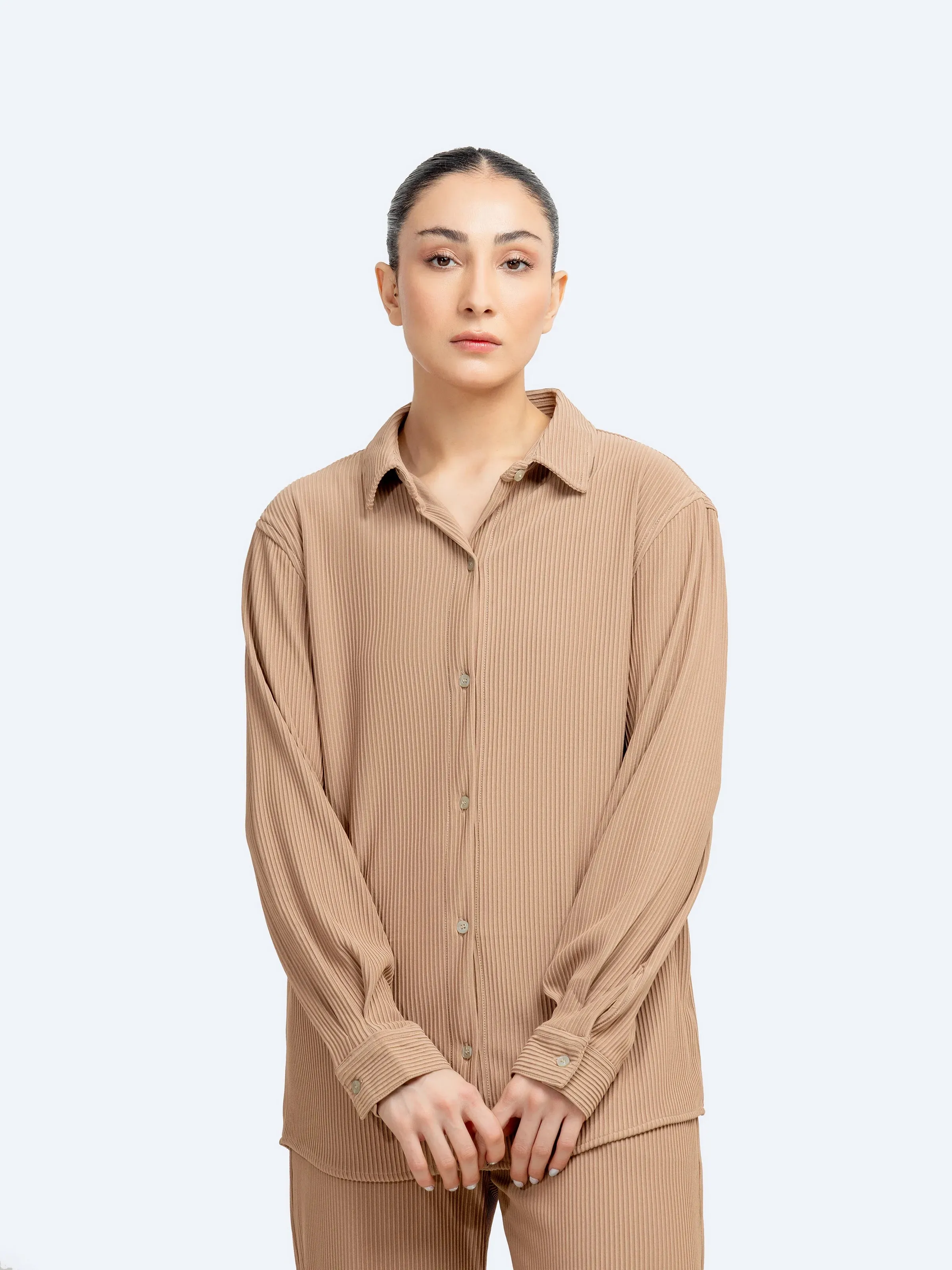Relaxed Fit Textured Co-Ord Set - FWTCS5-102