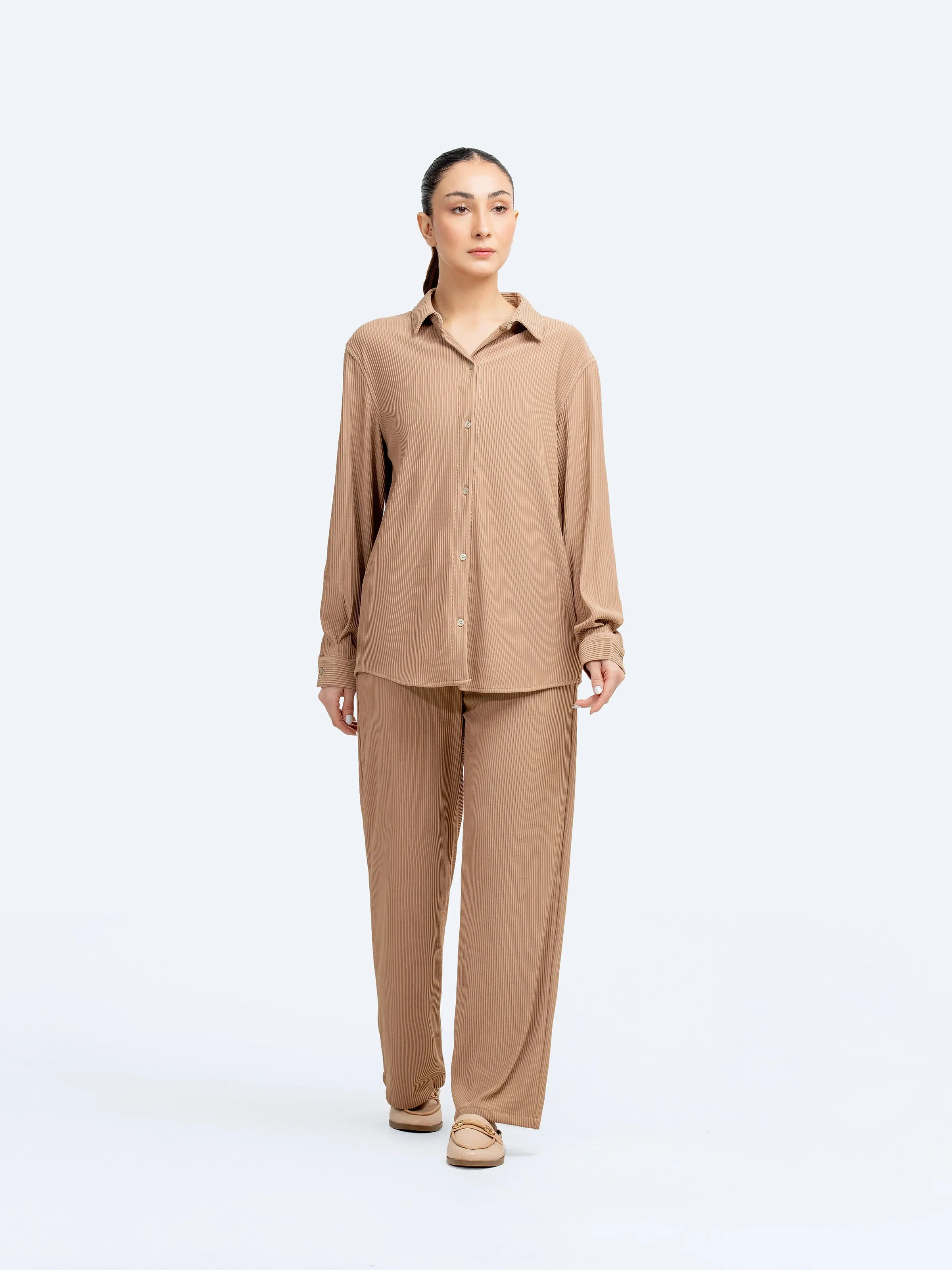 Relaxed Fit Textured Co-Ord Set - FWTCS5-102