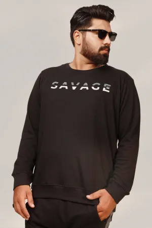 Savage Graphic Sweatshirt (Plus Size) - W22 - USW010P