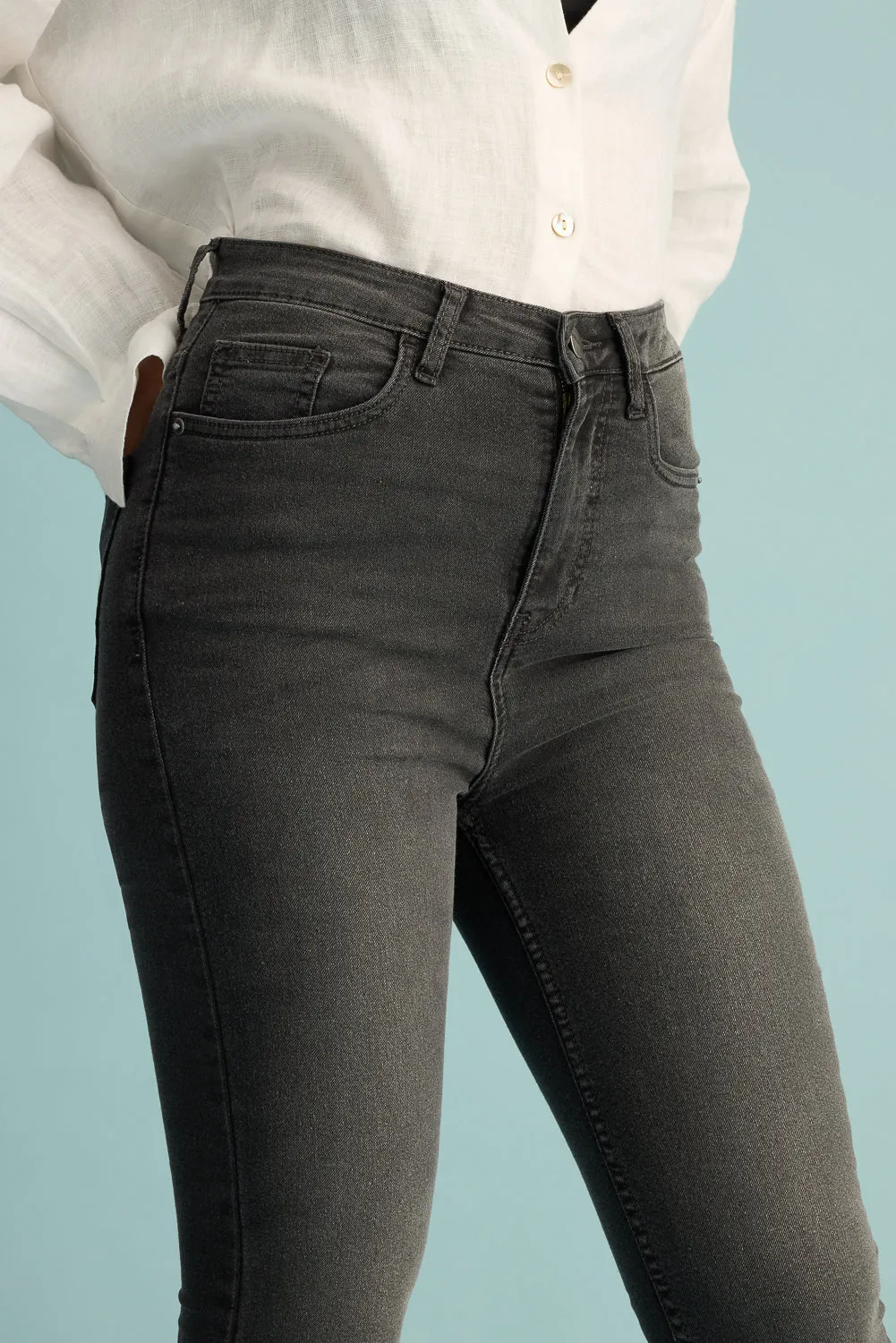 Shadow Skinny Charcoal Denim