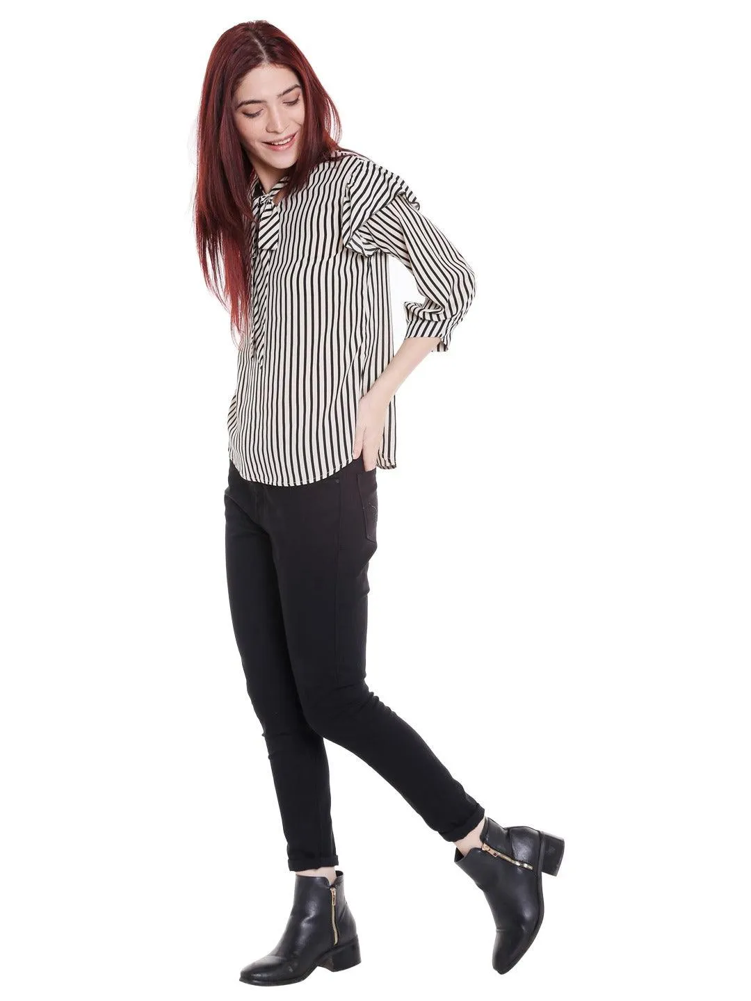 Style Quotient Womens Vertical Stripes Tops