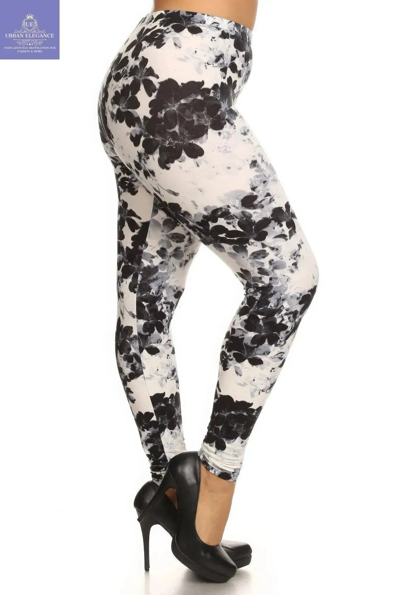 Super Soft Floral Graphic Printed Leggings