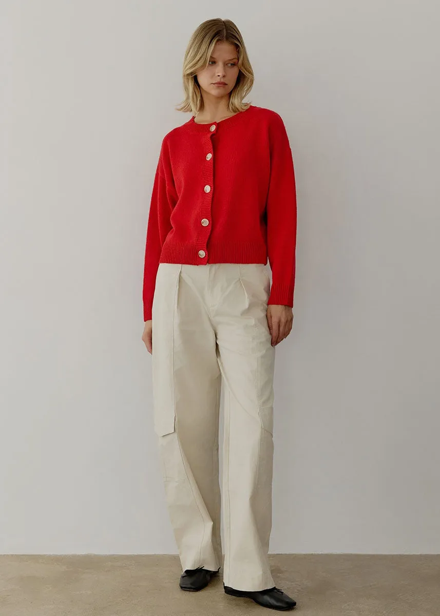 The Lucy Cardigan - Red