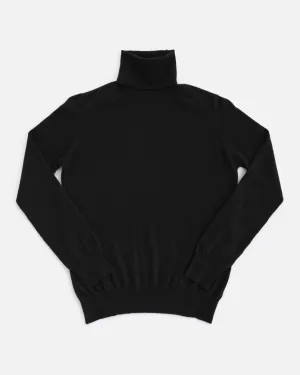 THE SUPER LIGHT ROLLNECK SWEATER | BLACK