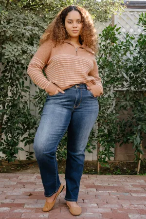 Tracy Vintage Wash Thermal Straight Fit - PLUS