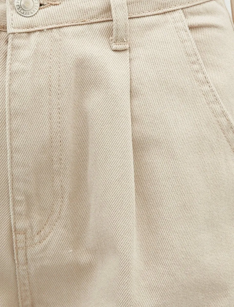 Twill Jogger Pants in Dune