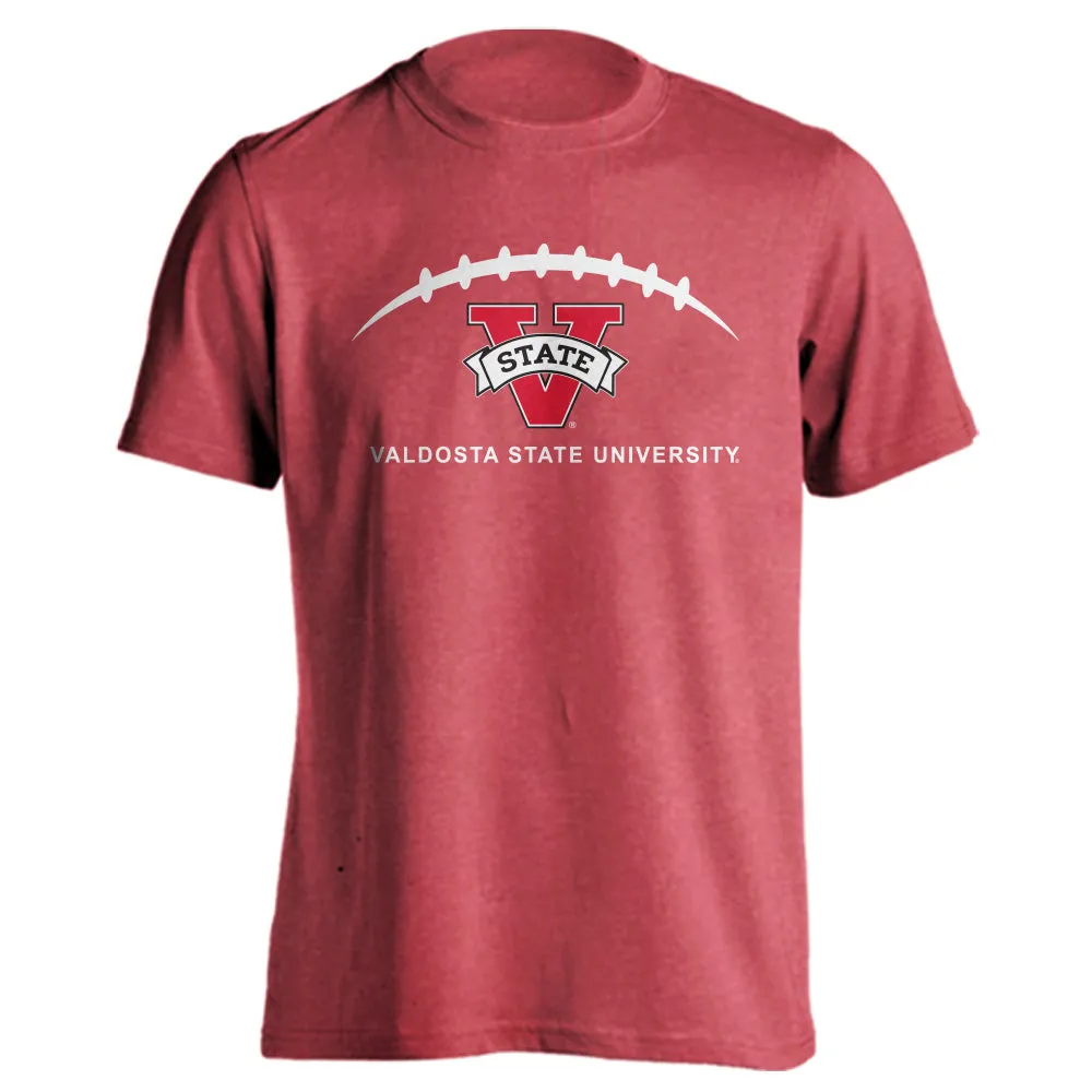 Valdosta State University VSU Blazers Football Laces Out Short Sleeve T-Shirt