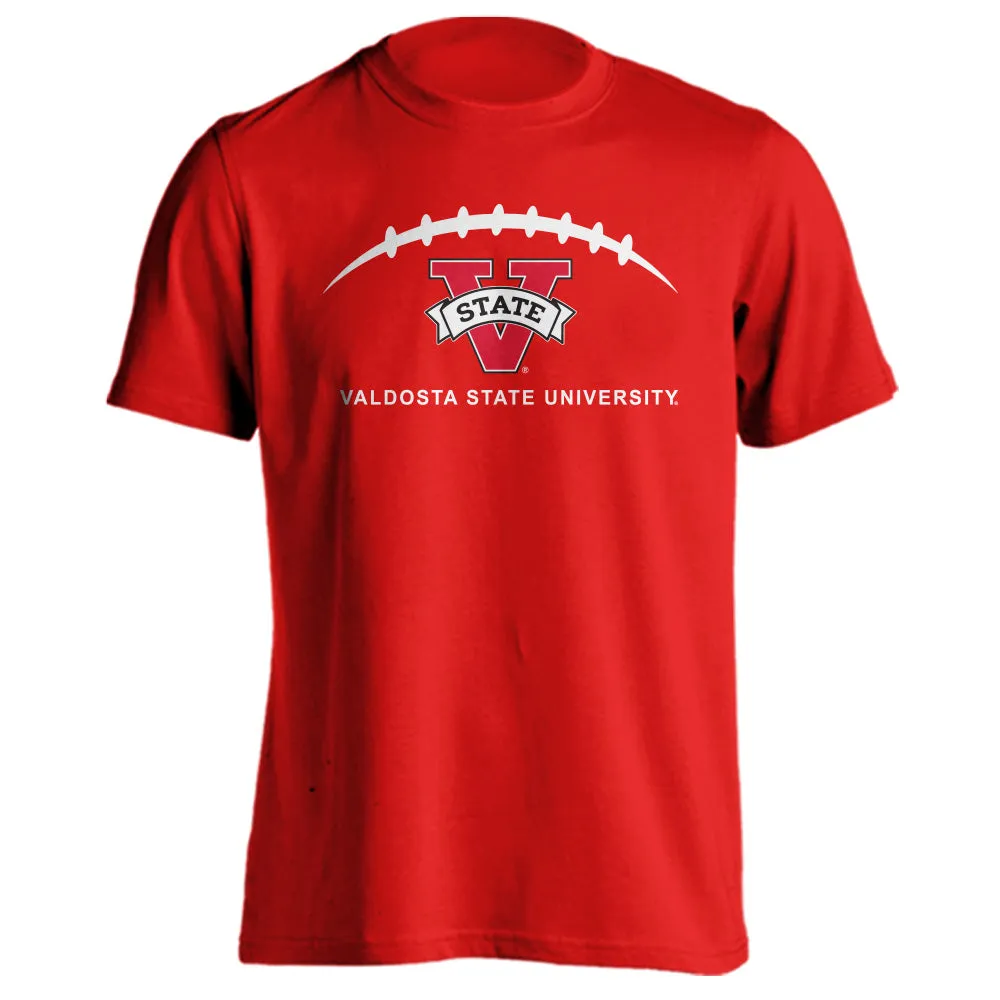 Valdosta State University VSU Blazers Football Laces Out Short Sleeve T-Shirt
