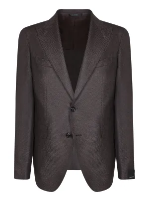 Vesuvio Hopsack Brown Jacket